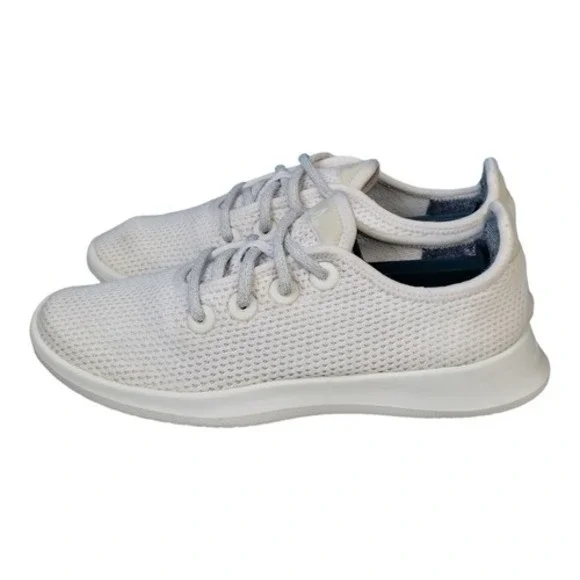 Allbirds Womens TR Tree Runner White Blizzard Running‎ Shoe Sneaker Women Size 7 - Picture 4 of 10